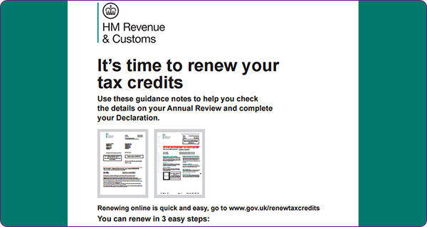 Don t Forget To Renew Your Tax Credits Turn2us