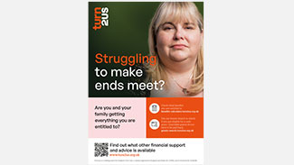 Struggling to make ends meet leaflet