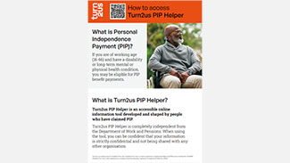 PIP Helper leaflet