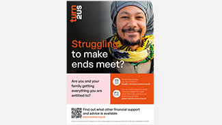 Struggling to make ends meet poster